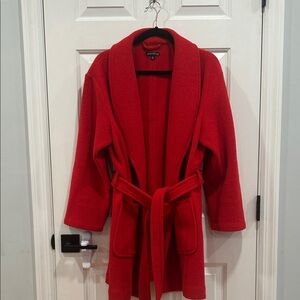 Cozy Red Teddy Jacket